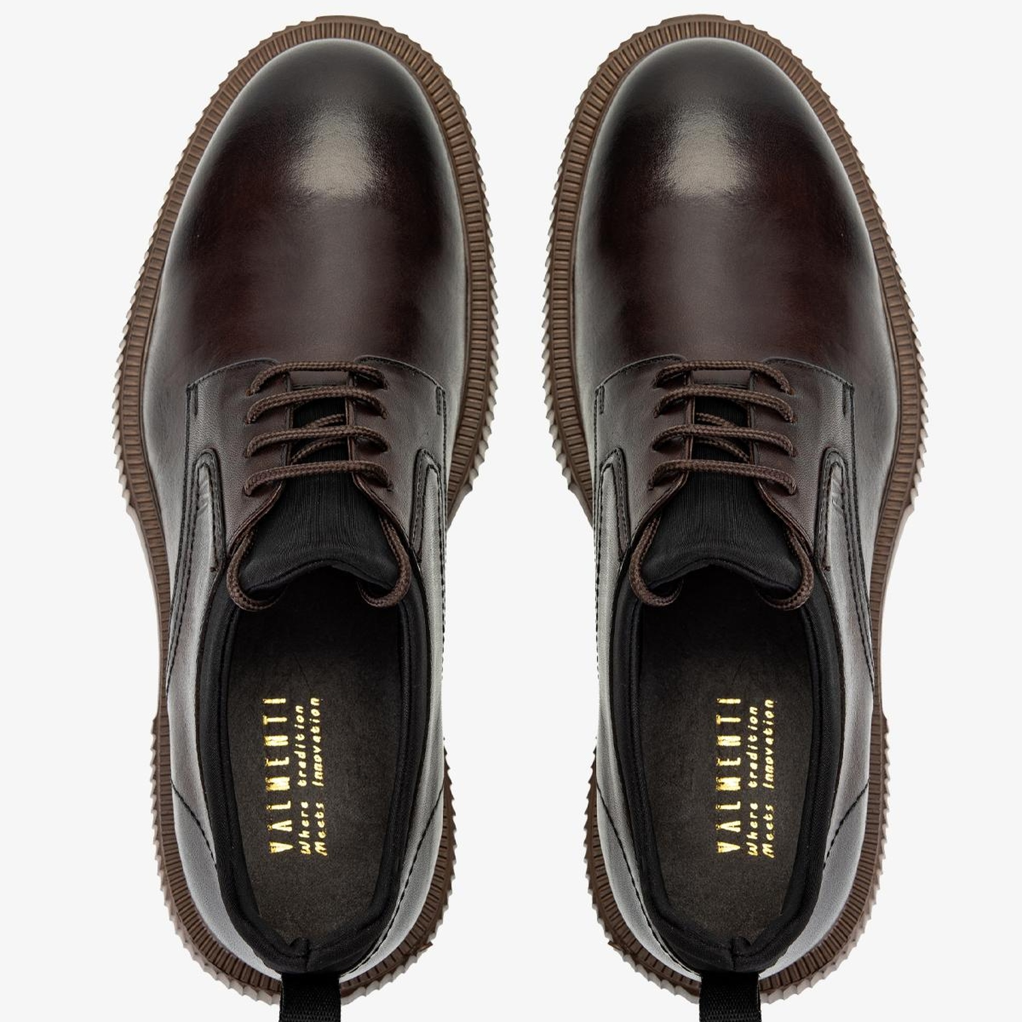 Valmenti Erkek Hakiki Deri Kahverengi Casual Ayakkabı