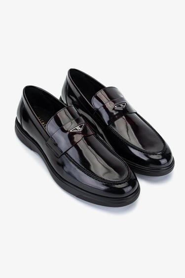  Valmenti Erkek Hakiki Deri Bordo Loafer Ayakkabı