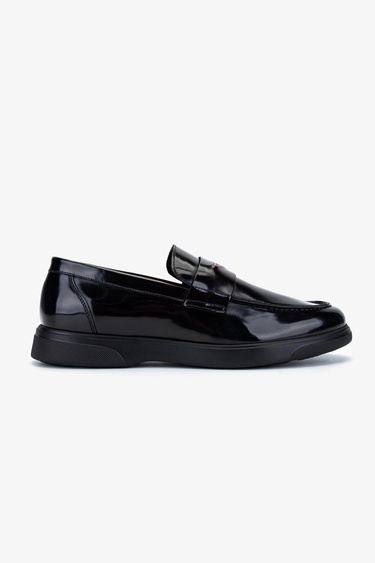  Valmenti Erkek Hakiki Deri Bordo Loafer Ayakkabı