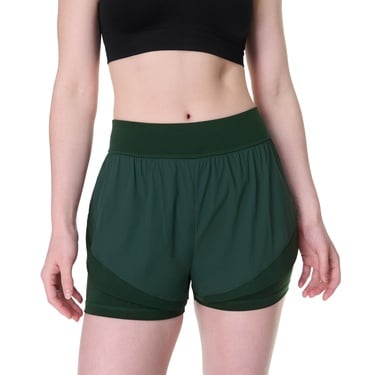  Sweaty Betty Tempo Run Shorts Kadın Yeşil Koşu Şortu