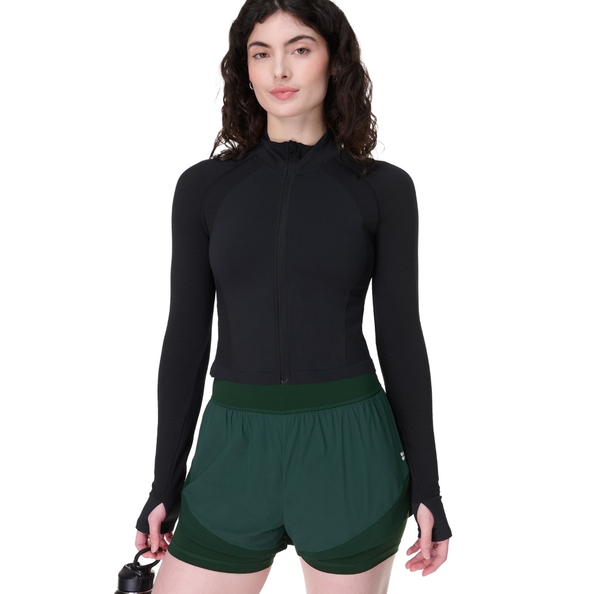 Sweaty Betty Tempo Run Shorts Kadın Yeşil Koşu Şortu