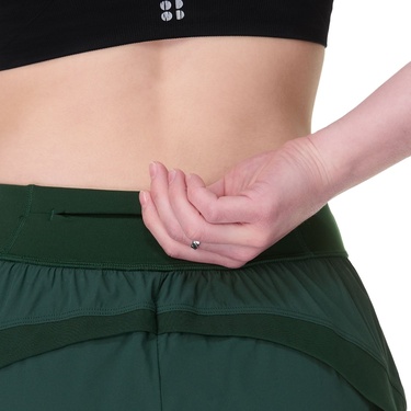  Sweaty Betty Tempo Run Shorts Kadın Yeşil Koşu Şortu