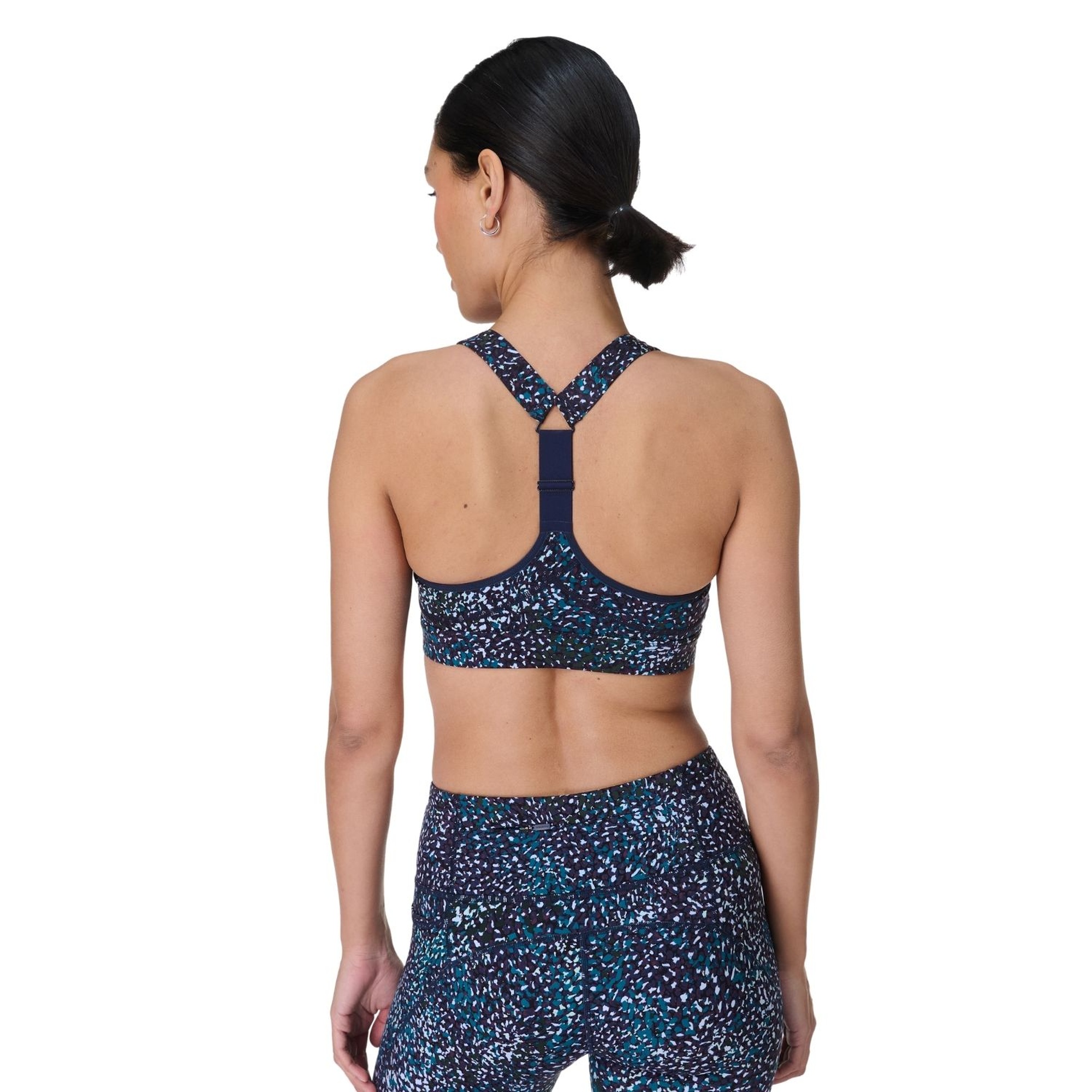 Sweaty Betty Power Medium Support Sports Br Kadın Mavi Fitness Bra