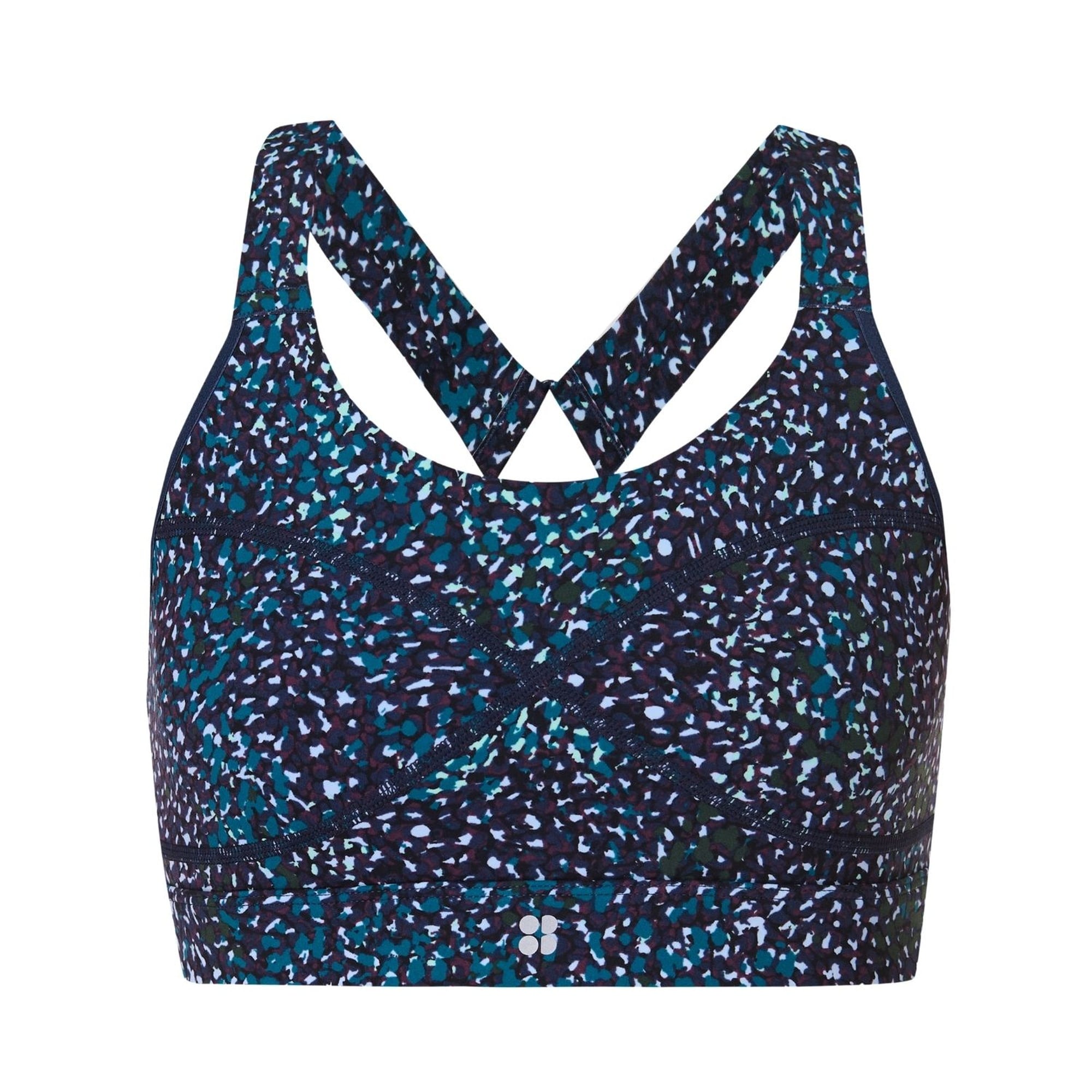 Sweaty Betty Power Medium Support Sports Br Kadın Mavi Fitness Bra