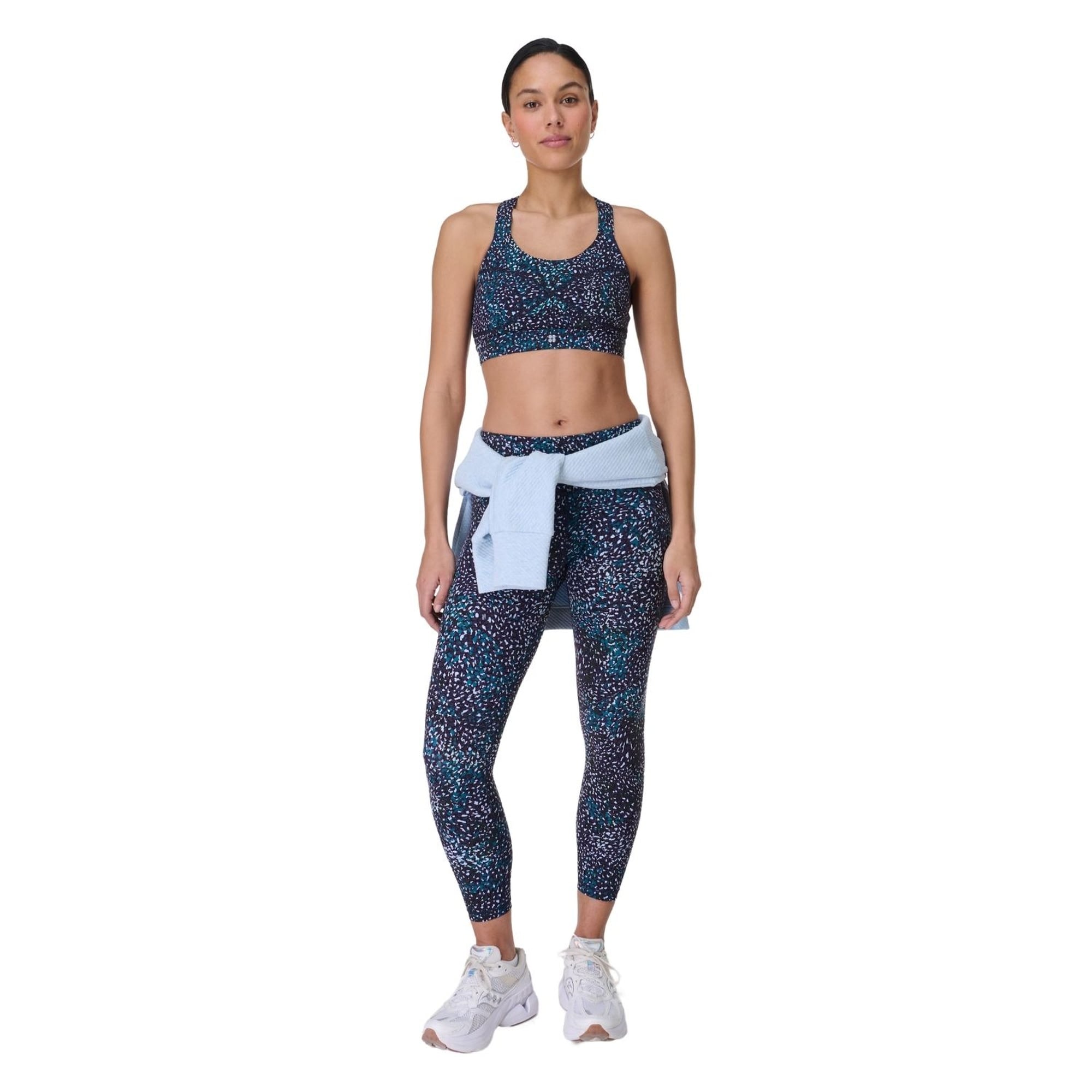Sweaty Betty Power Medium Support Sports Br Kadın Mavi Fitness Bra