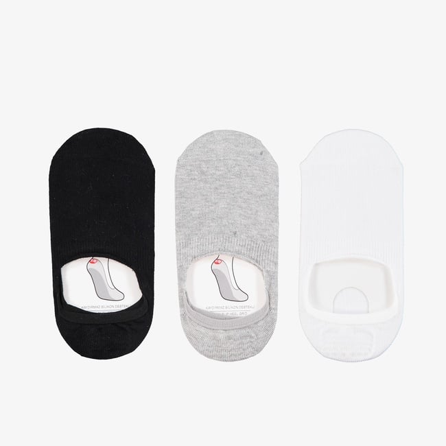  UNITED4 Classic Siyah/Gri/Beyaz 3lü Unisex Siyah Çorap