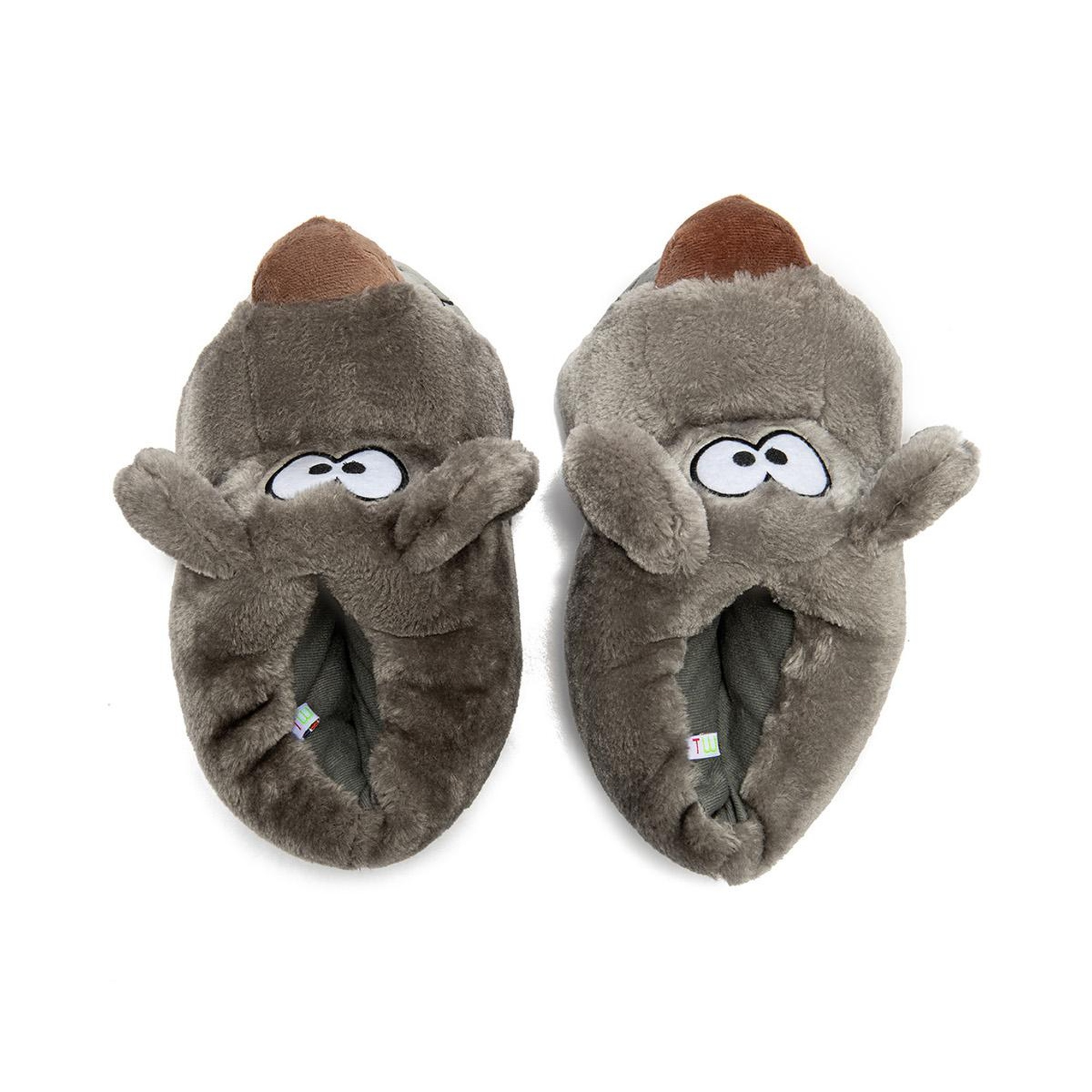 Fibert Çocuk Hayvanlı Panduf Gri 30/35