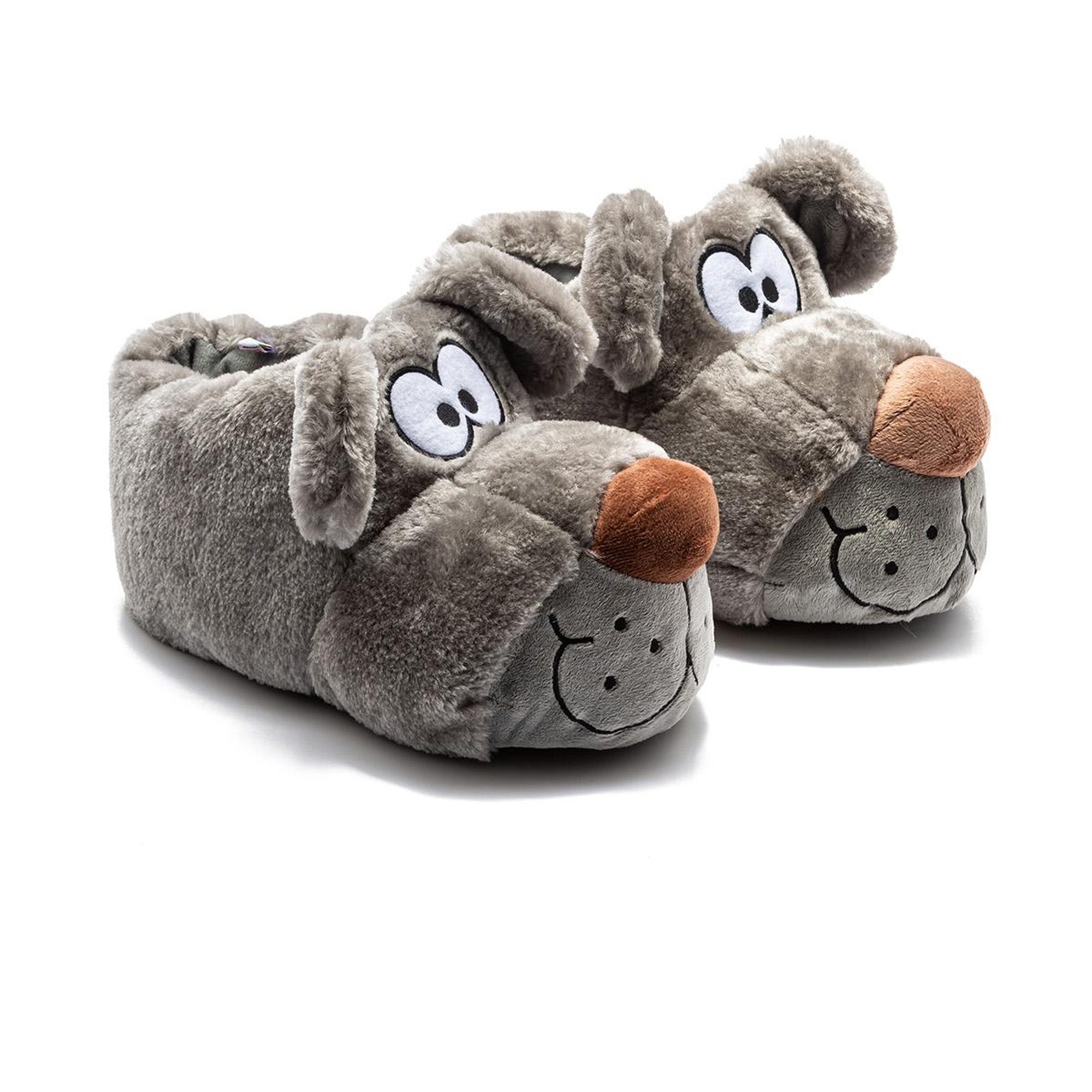 Fibert Çocuk Hayvanlı Panduf Gri 30/35