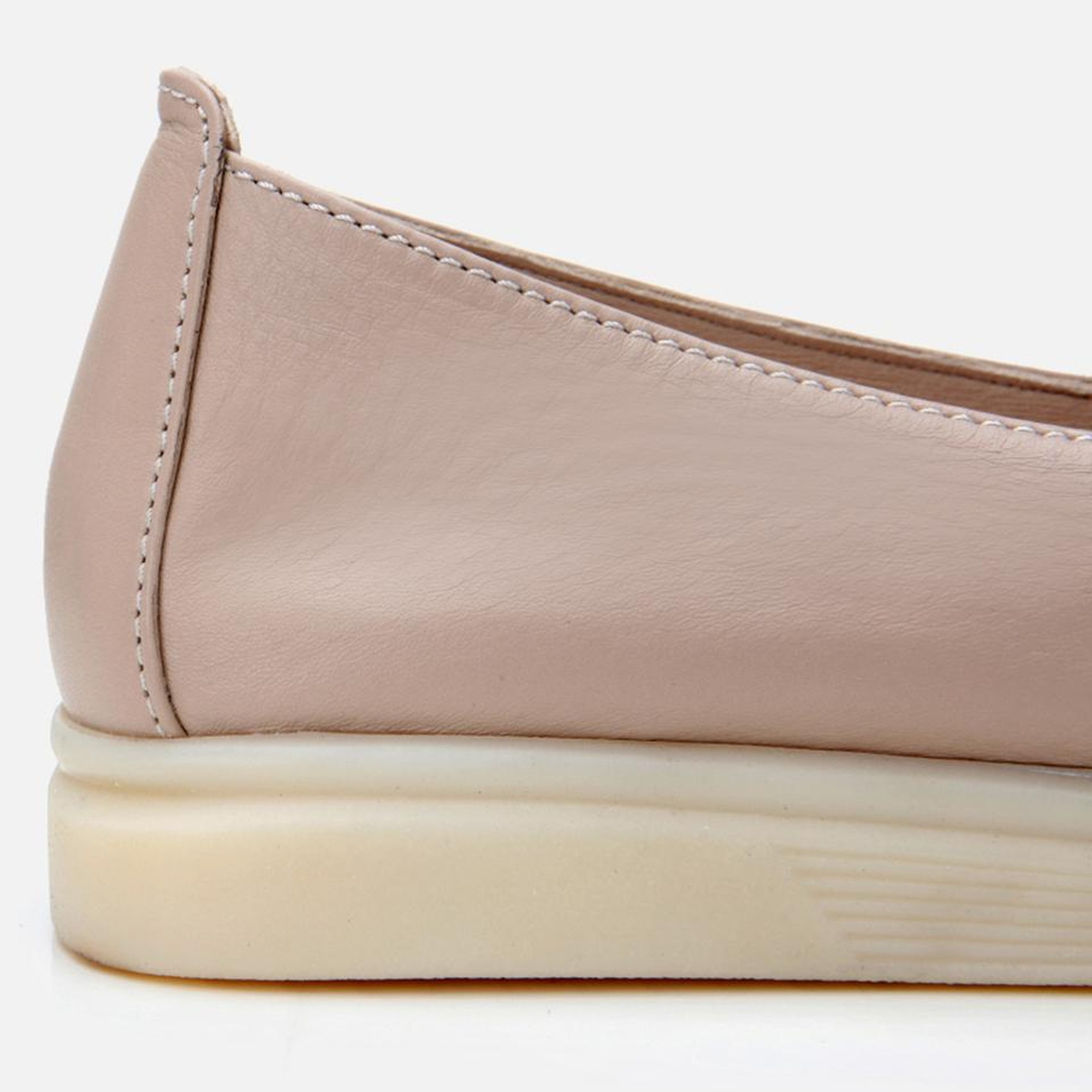 Kadın Deri Vizon Tokalı Günlük Loafer