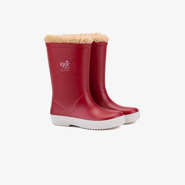  Igor Splash Nautico Borreguito Kırmızı Yağmur Çizmesi