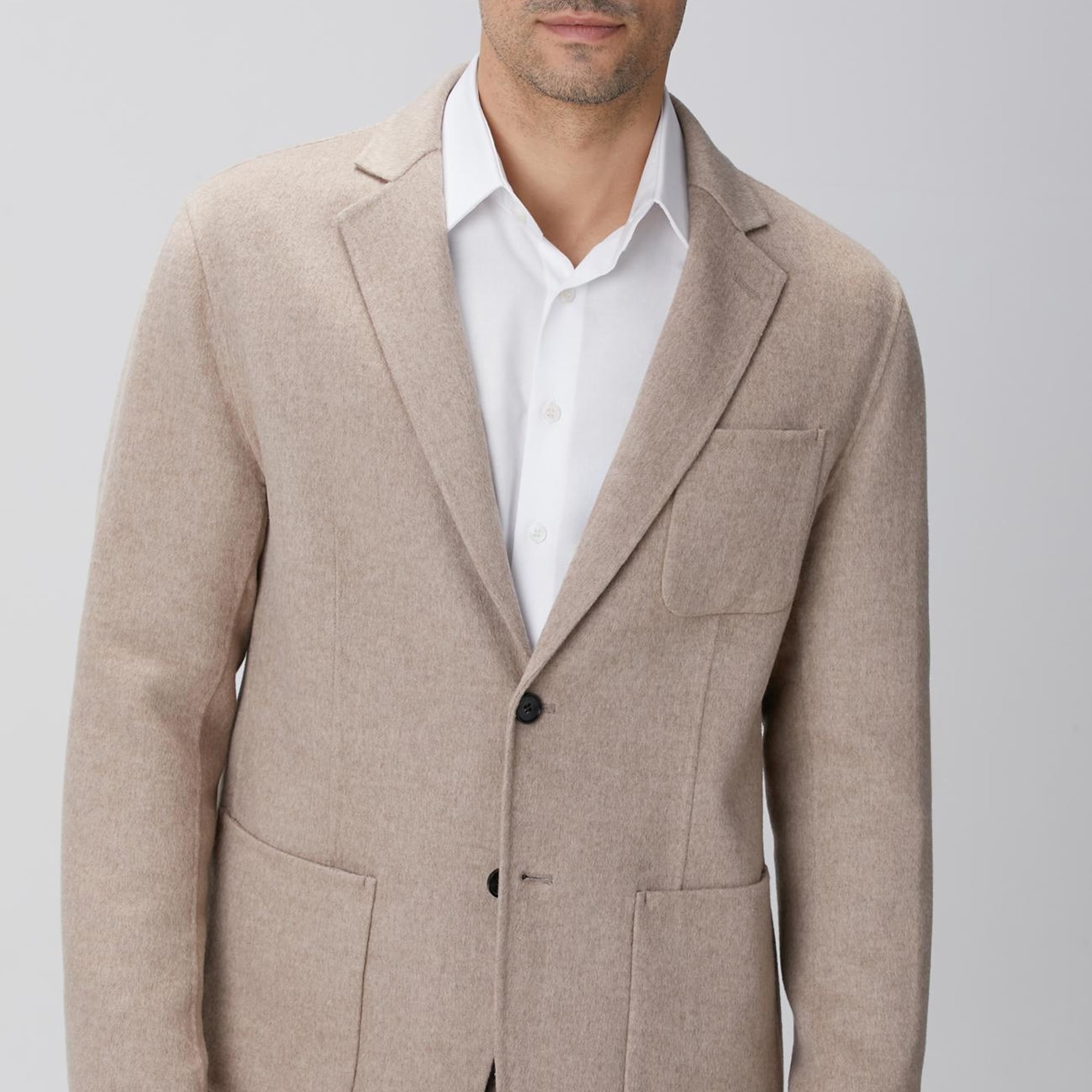 Network Erkek Bej Yün Karışımlı Ceket
