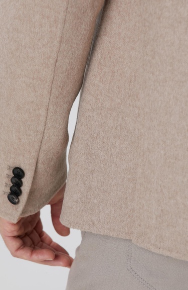  Network Erkek Bej Yün Karışımlı Ceket