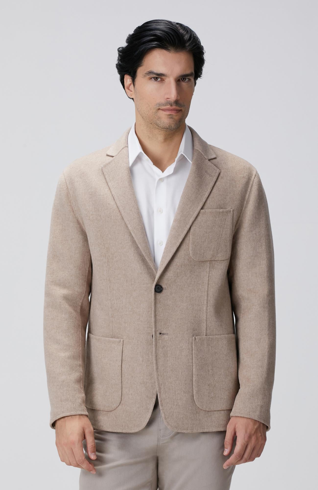  Network Erkek Bej Yün Karışımlı Ceket