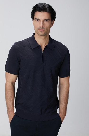  Network Erkek Lacivert Triko Kazak