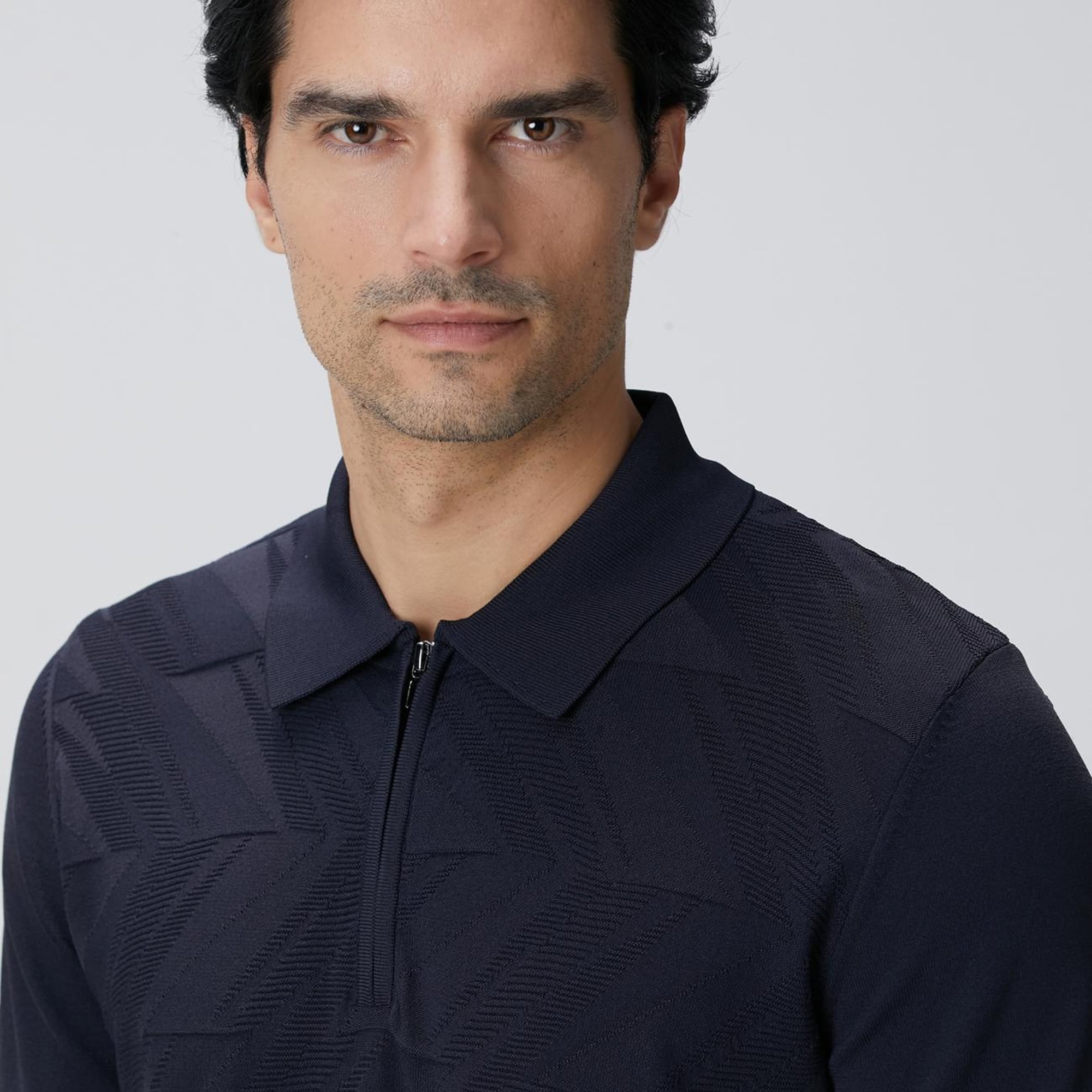 Network Erkek Lacivert Triko Kazak