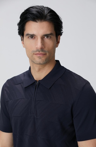  Network Erkek Lacivert Triko Kazak