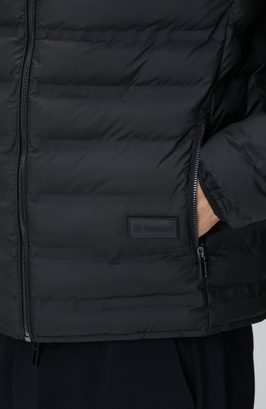  Network Erkek Siyah Puffer Mont