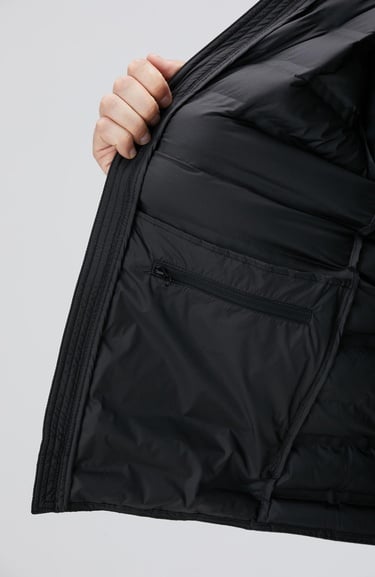  Network Erkek Siyah Puffer Mont