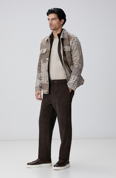  Network Erkek Bej Melanj Basic Triko Kazak