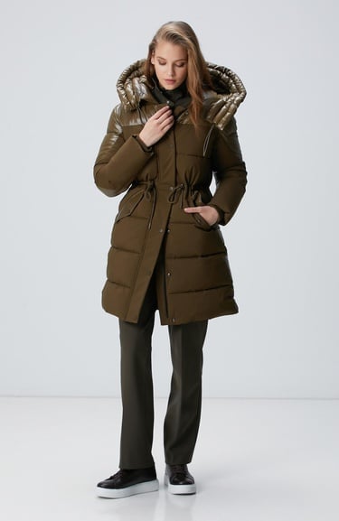  Network Kadın N-Tech Haki Kaban