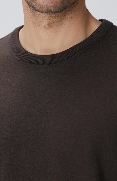  Network Erkek Kahverengi Triko Kazak