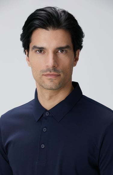  Network Erkek Lacivert N-Tech Polo Yaka T-shirt