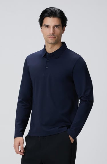  Network Erkek Lacivert N-Tech Polo Yaka T-shirt