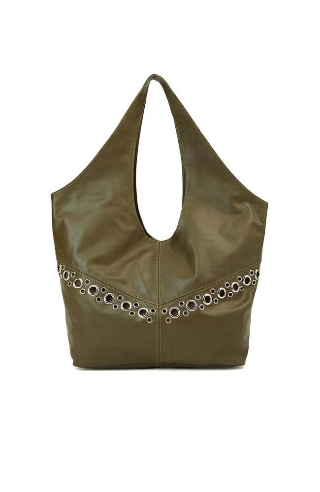  Network Kadın Haki Deri Çanta