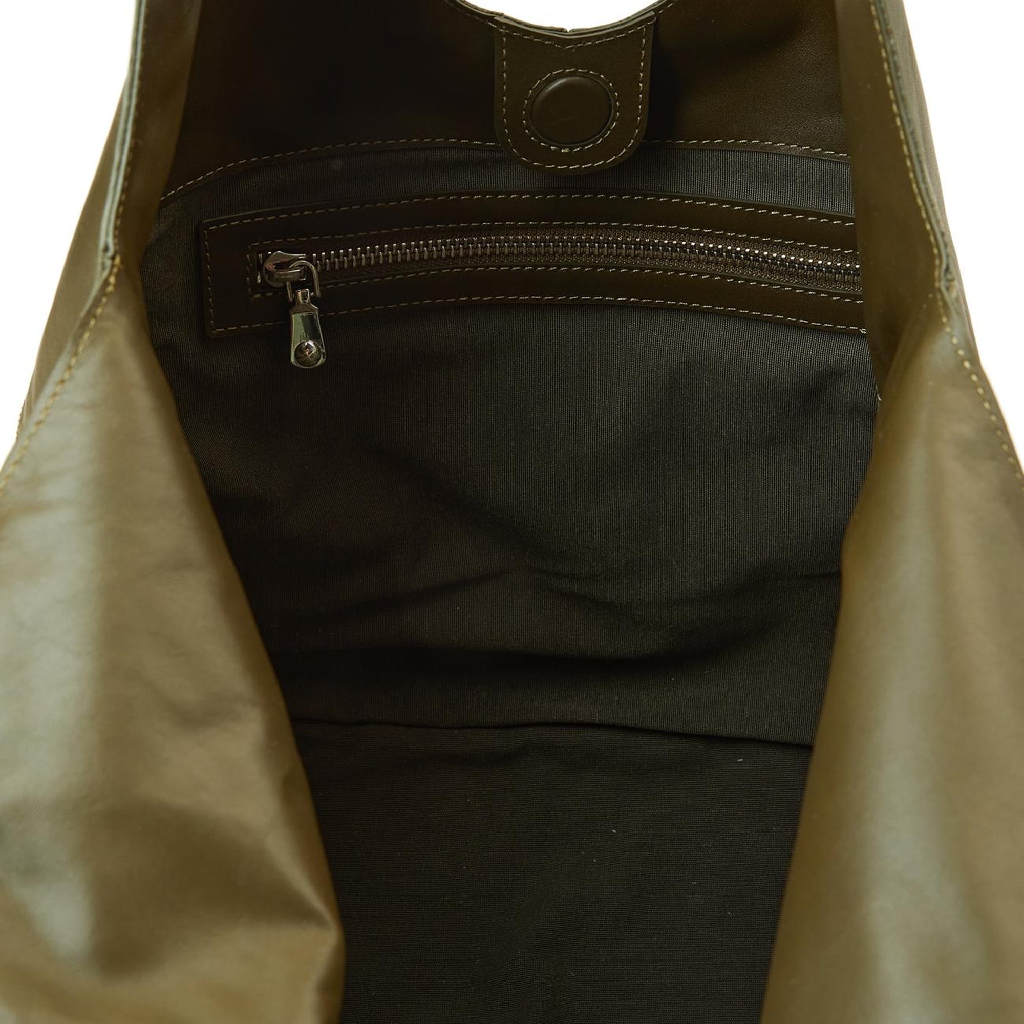 Network Kadın Haki Deri Çanta