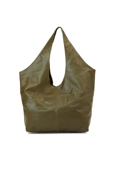  Network Kadın Haki Deri Çanta