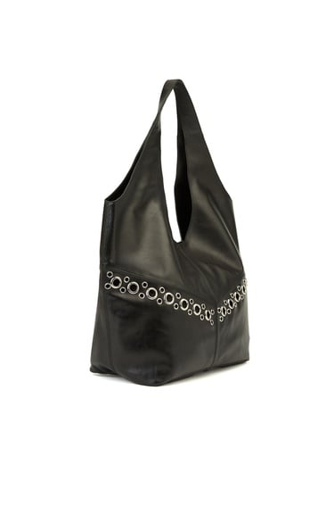  Network Kadın Siyah Deri Çanta