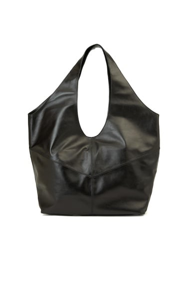  Network Kadın Siyah Deri Çanta