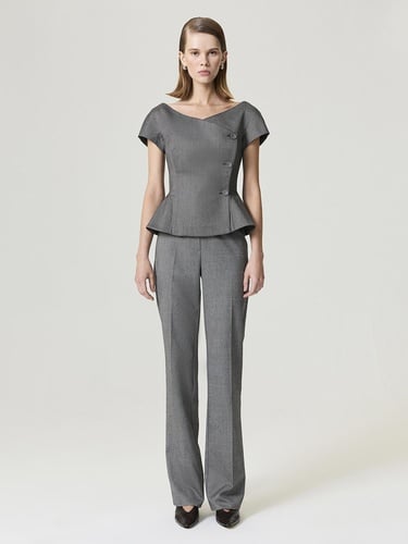  Kruvaze Düğme Kapamalı Yelek