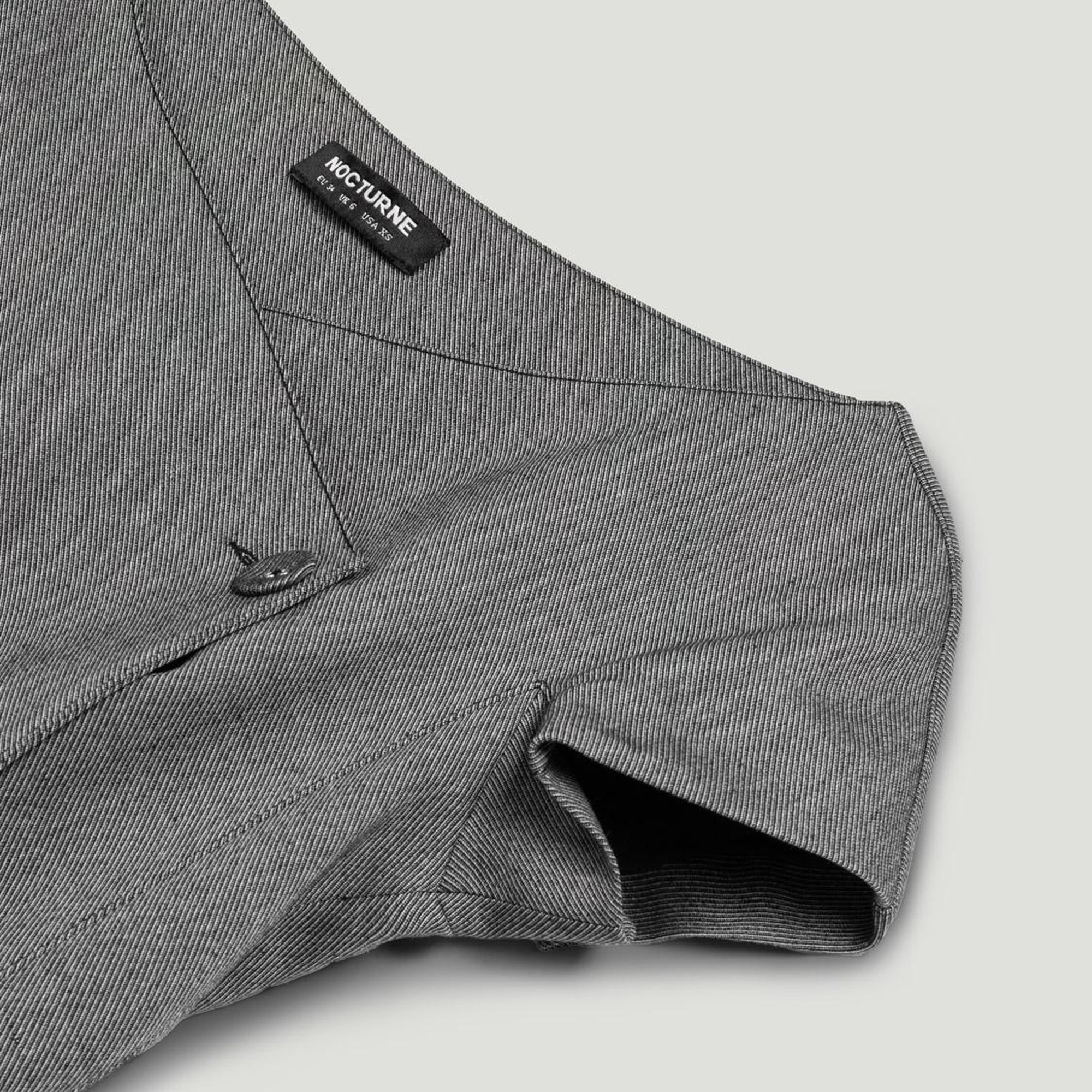 Kruvaze Düğme Kapamalı Yelek