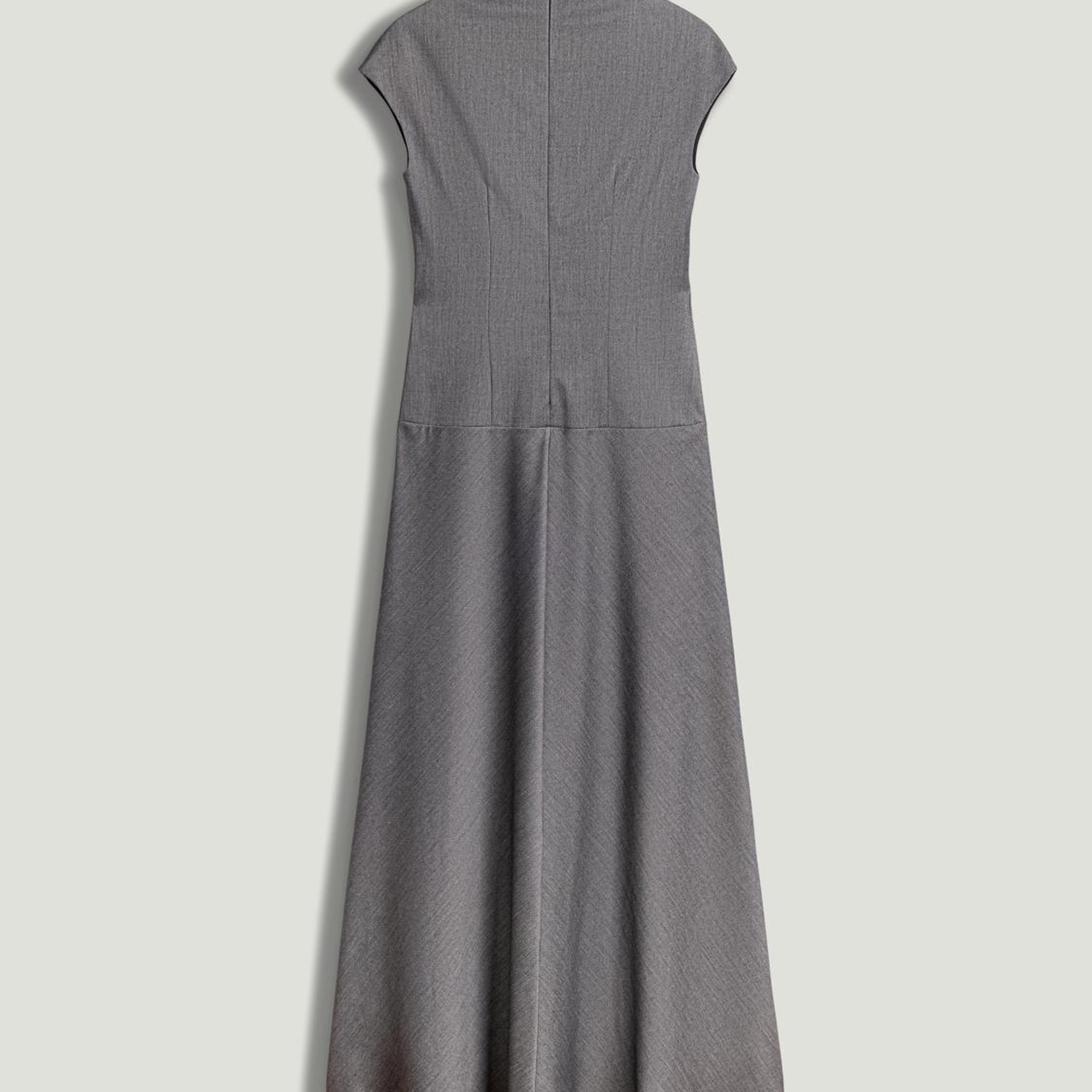 Düğme Detaylı Maxi Elbise