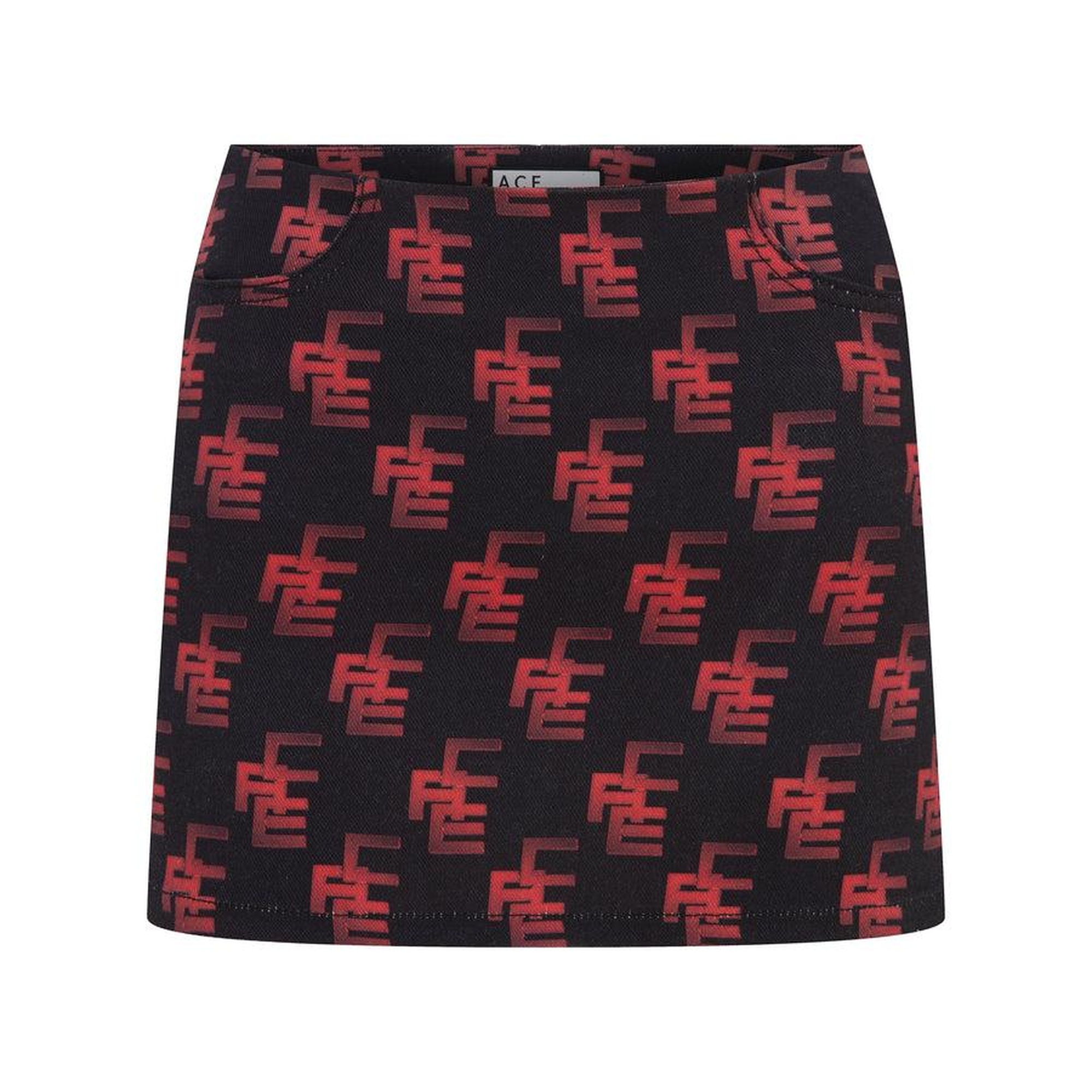 BIANA MONOGRAM SKIRT