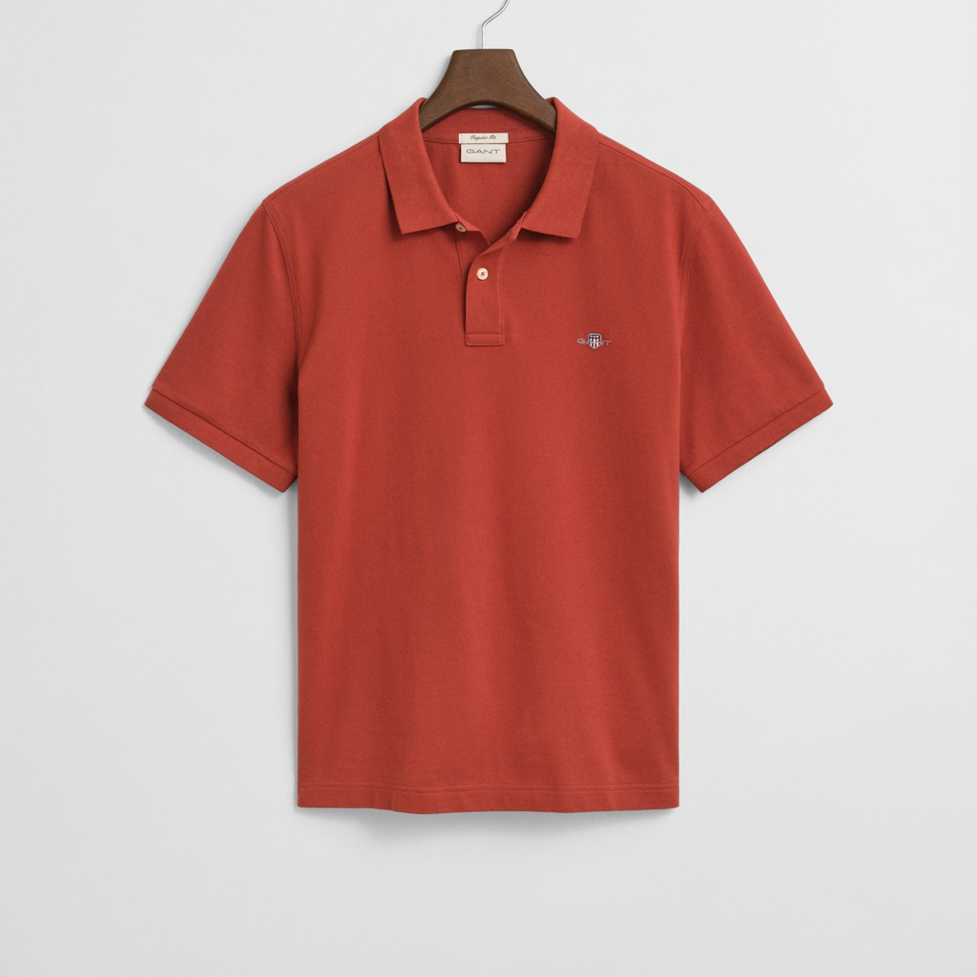 GANT Erkek Turuncu Regular Fit Polo