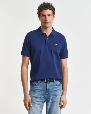  GANT Erkek Lacivert Regular Fit Polo