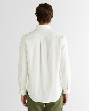  GANT Erkek Krem Regular Fit Düğmeli Yaka Gömlek