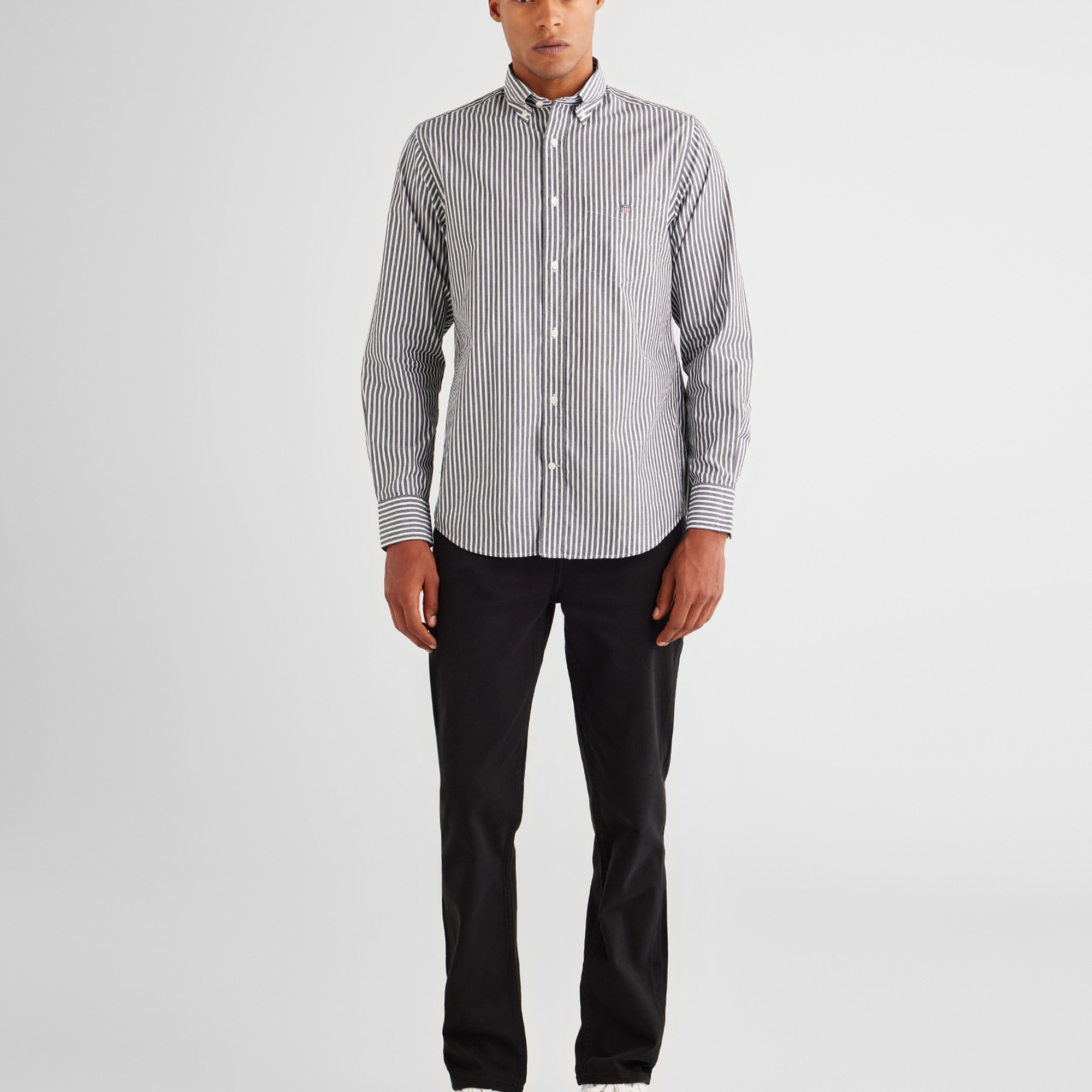 GANT Erkek Siyah Regular Fit Stay Black Jean