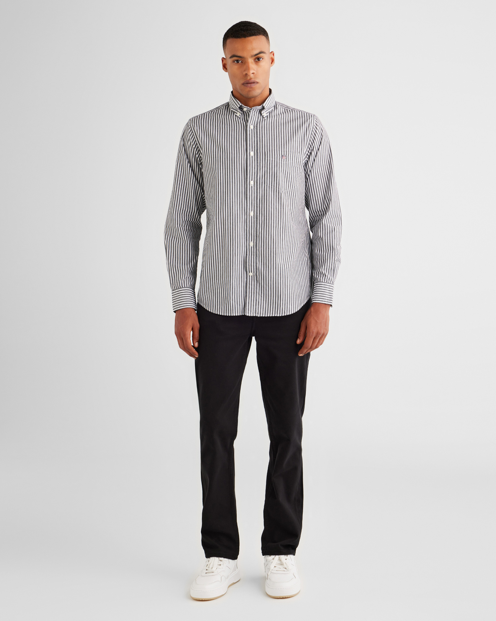  GANT Erkek Siyah Regular Fit Stay Black Jean