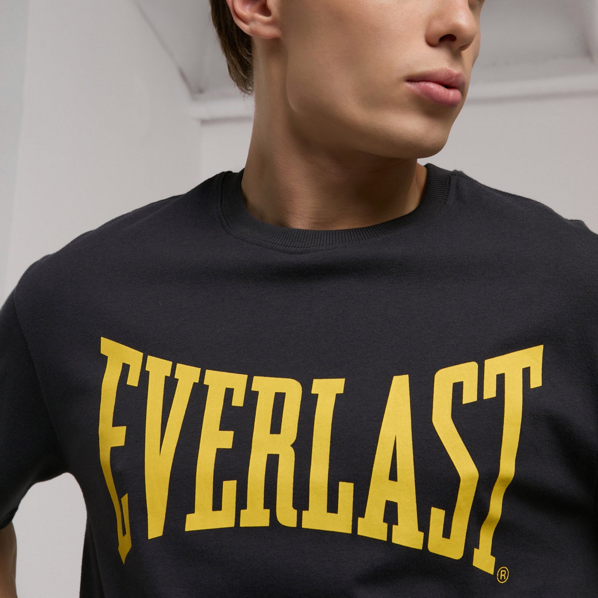 Everlast Ever Classics Comfort Logo Erkek Gri T-Shirt