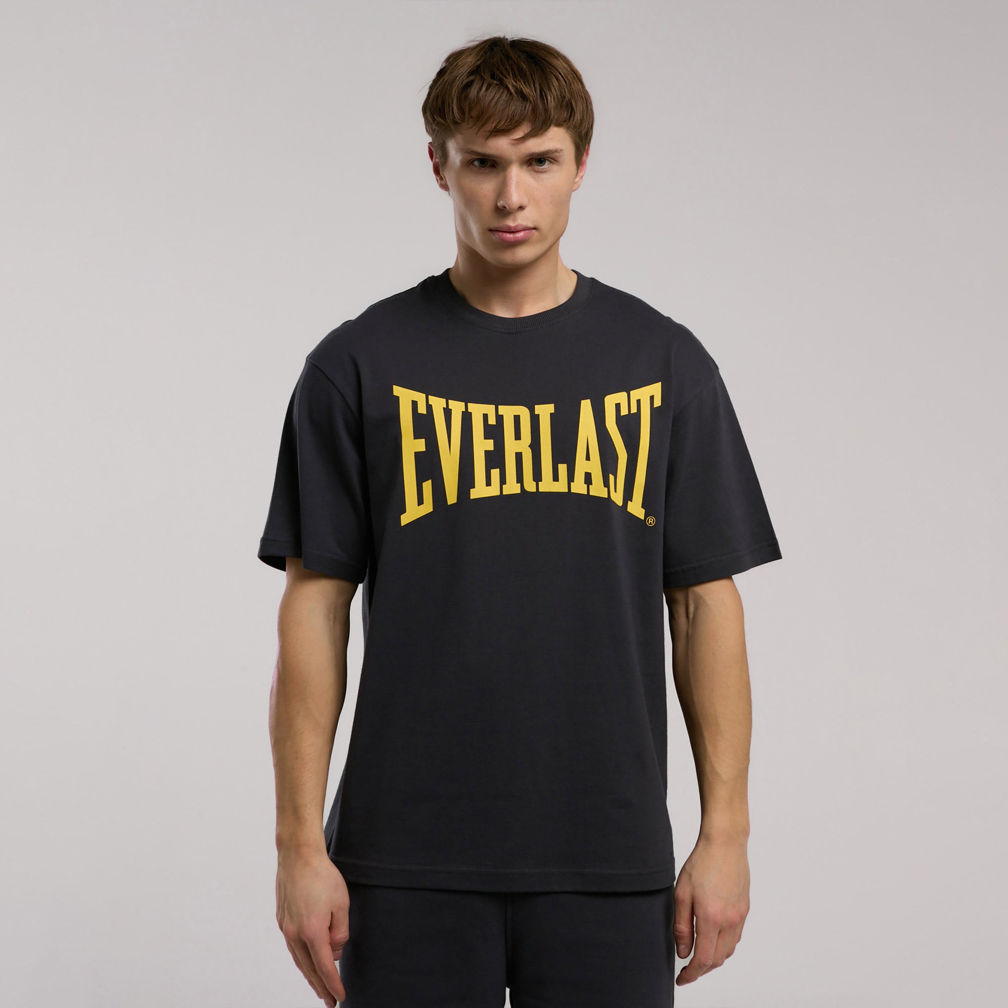  Everlast Ever Classics Comfort Logo Erkek Gri T-Shirt