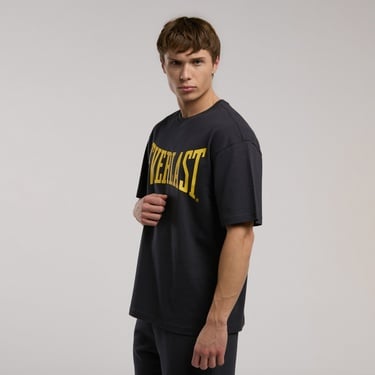  Everlast Ever Classics Comfort Logo Erkek Gri T-Shirt