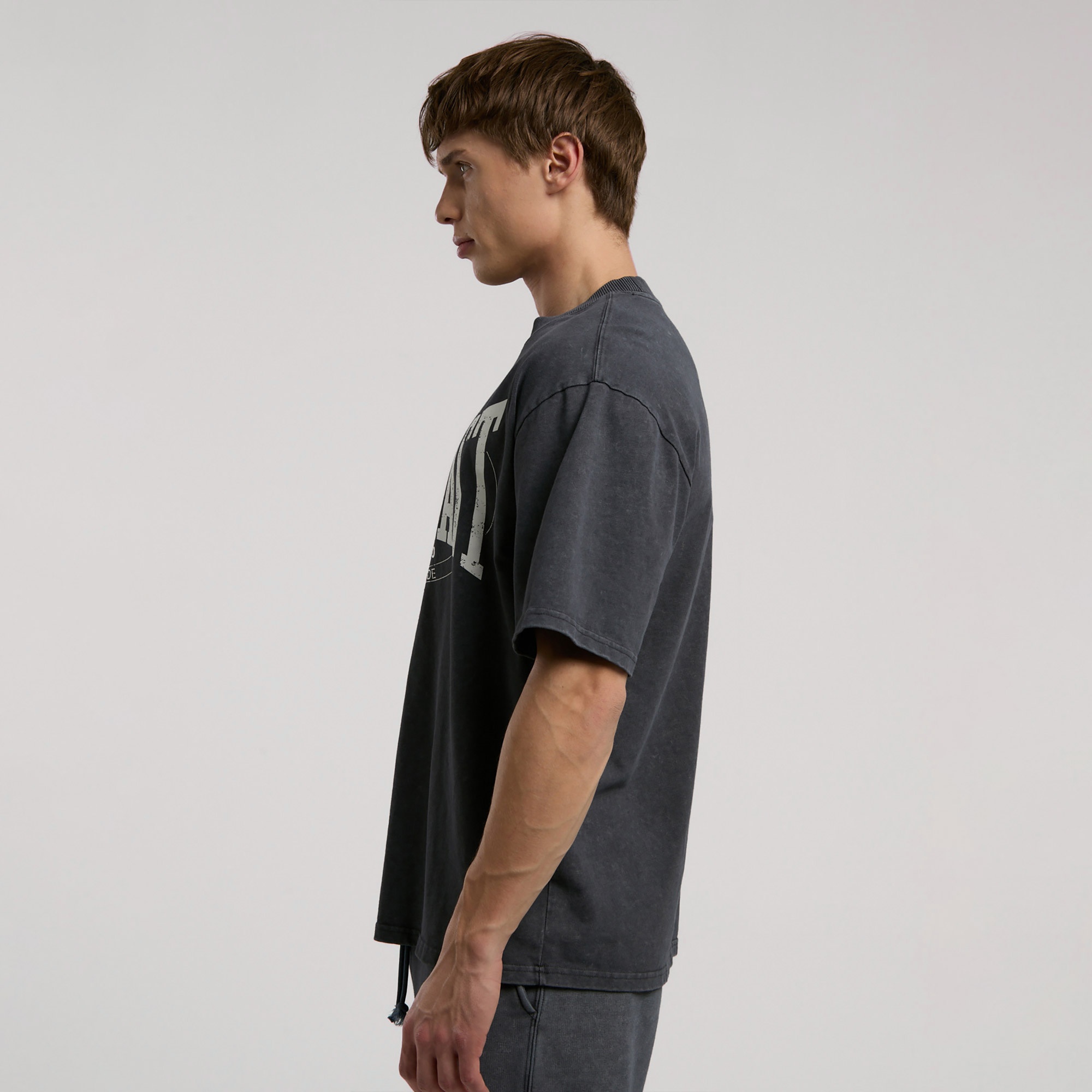 Everlast Everlast Authentic Boxing Erkek Gri T-Shirt