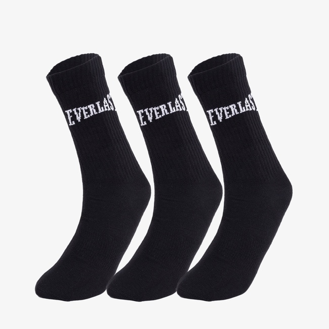  Everlast Ever Classics Unisex Siyah Çorap