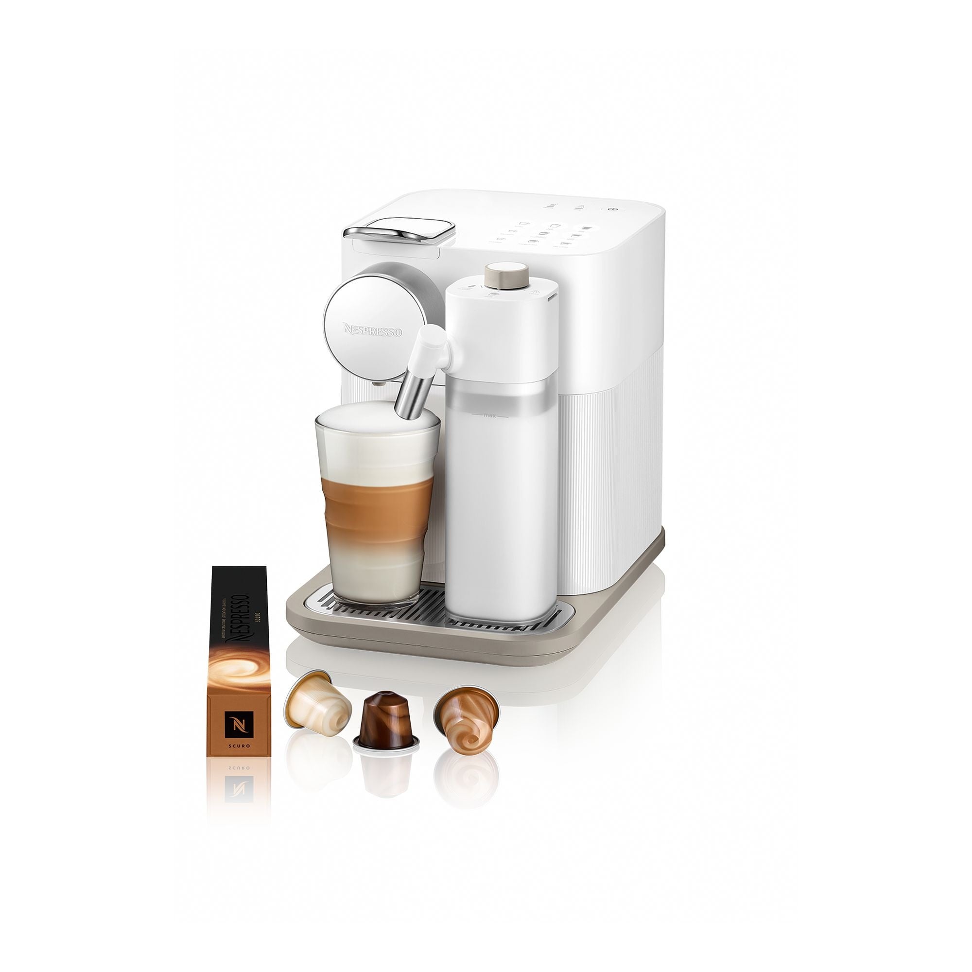 Nespresso F541 Gran Latissima Süt Çözümlü Espresso Kahve Makinesi,Beyaz