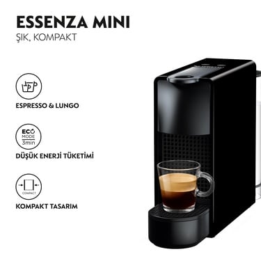  Nespresso C30 Essenza Mini Esspresso Kahve Makinesi,Siyah