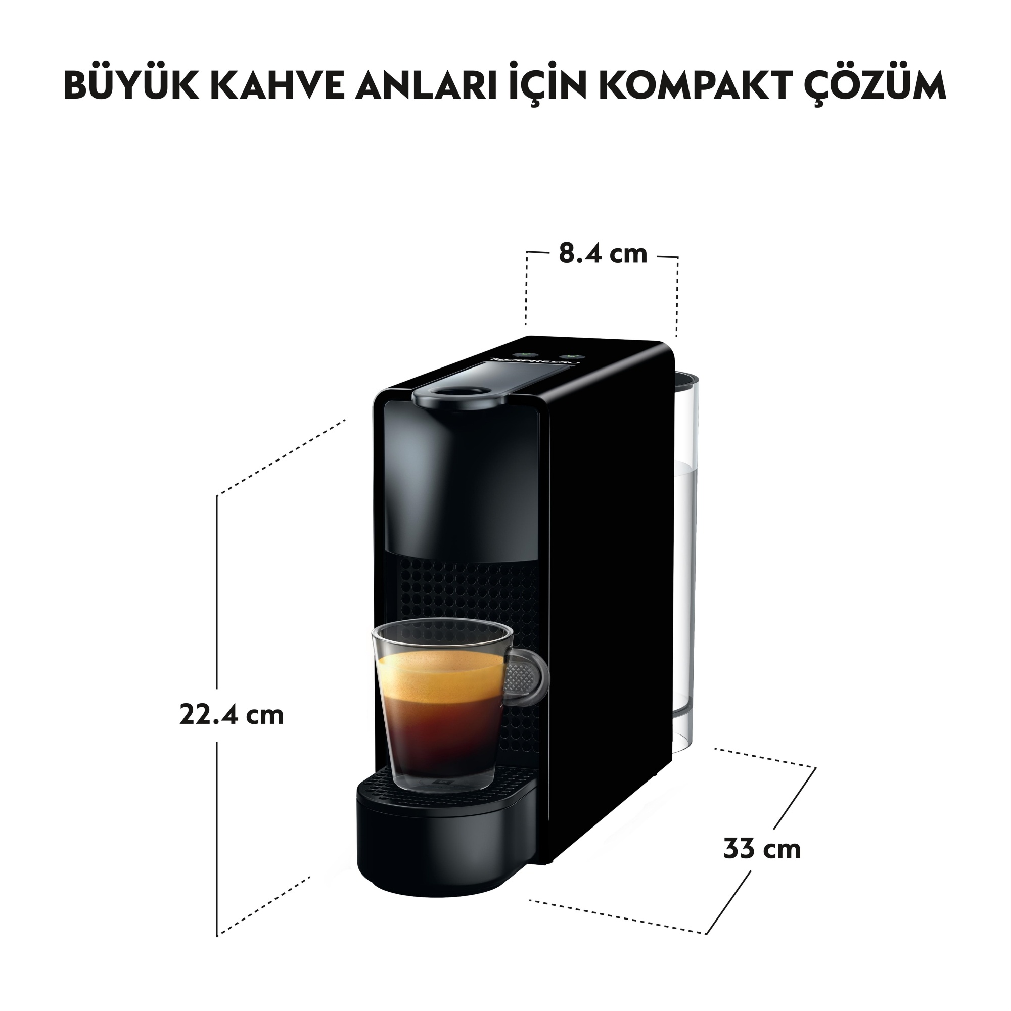 Nespresso C30 Essenza Mini Esspresso Kahve Makinesi,Siyah