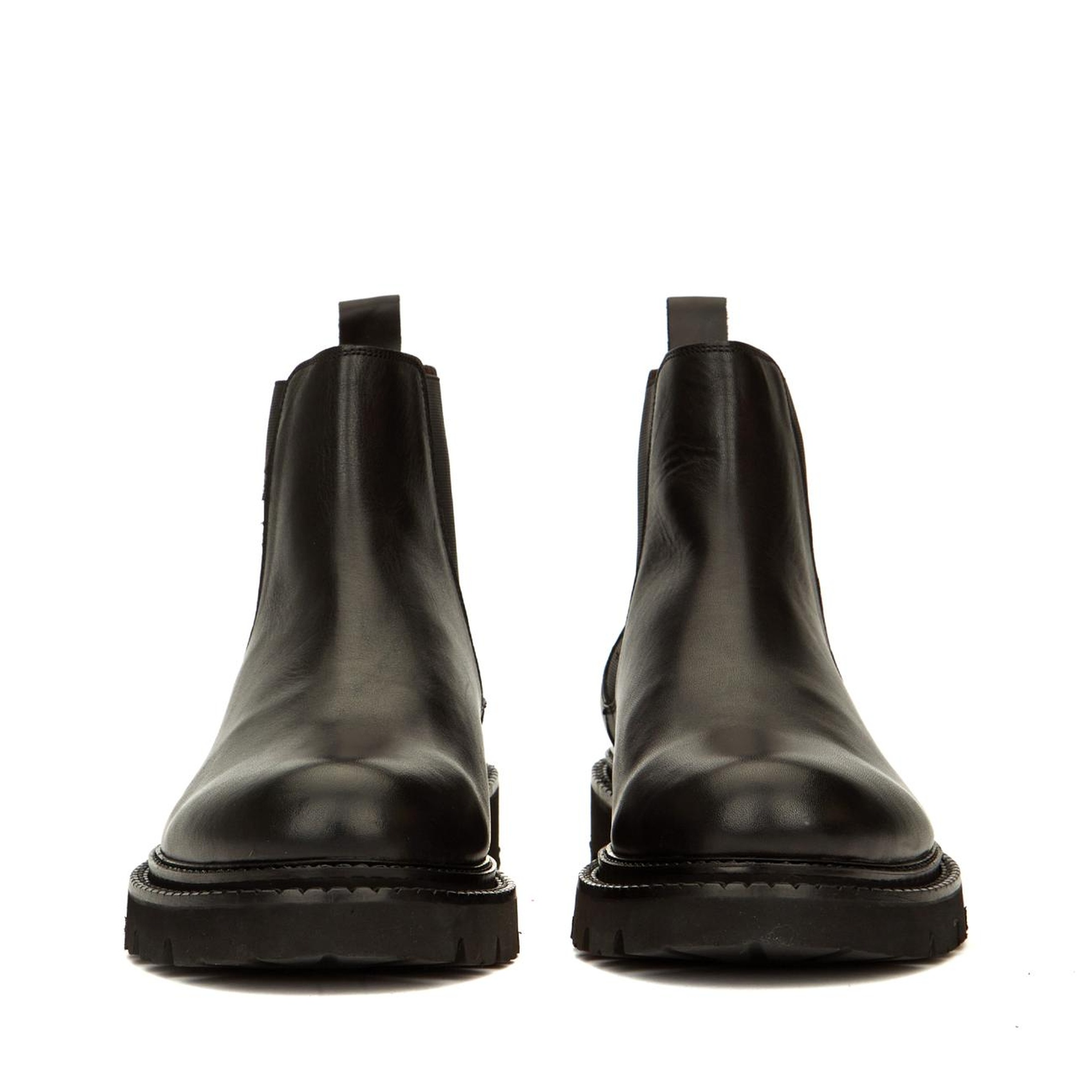 George Hogg Erkek Siyah Deri Chelsea Bot